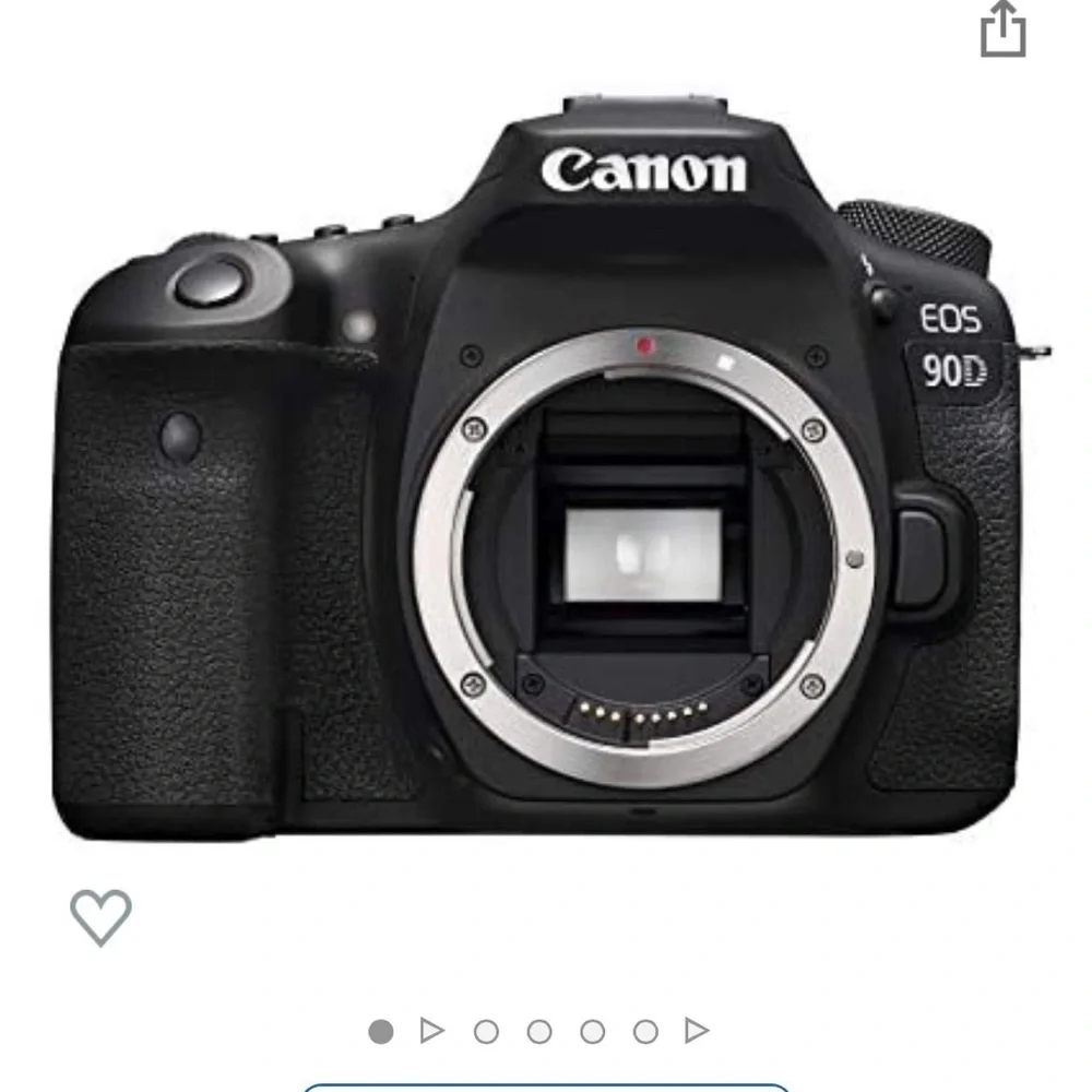 Canon 90D, Efs 18-135mm, 2 batteries, battery grip, charger